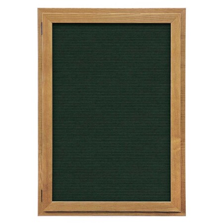 United Visual Products Outdoor Enclosed Combo Board, 72"x36", Black Frame/White Porc & Keylime UVCB7236ODB-WHTPORC-KEYLIME